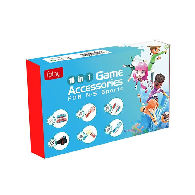 Versatile Grip And Strap Set For Nintendo Switch - 10 In 1