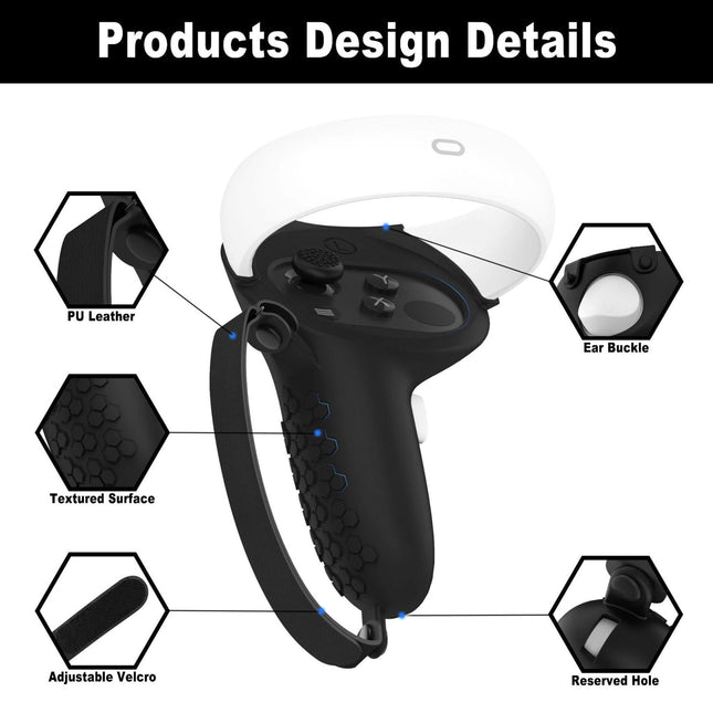 Protective Silicone Cover For Oculus Quest 2 - Anti Collision