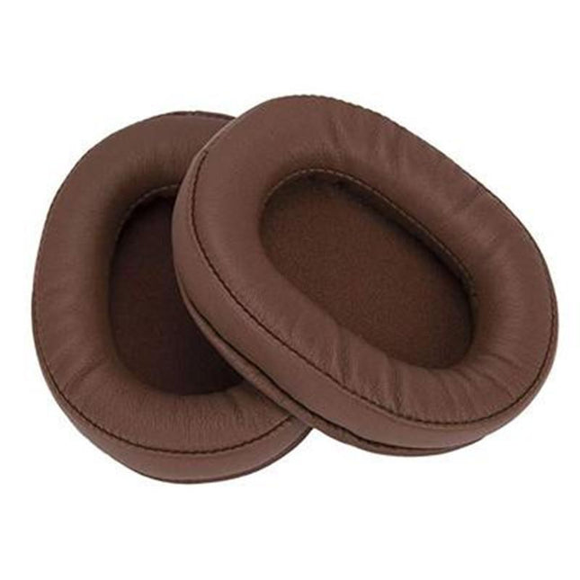 2-Pack Headset Earmuffs For Sony Mdr-7506 / V6 / 900St - Brown Stitching