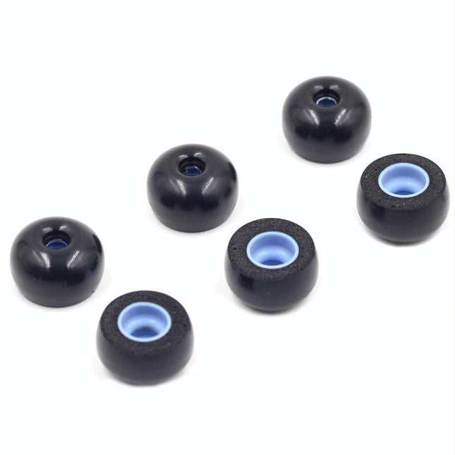 6-Pack Memory Foam Earplugs For Tws Wireless Headsets - Large