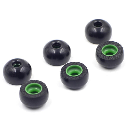 6-Pack Memory Foam Earplugs For Tws Headsets - Medium