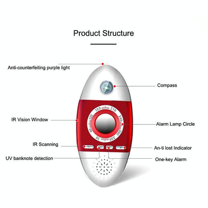 Multi-Function Infrared Camera Detector For Hotel Security