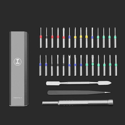 30-In-1 Aluminum Barrel Screw Knife Set For Disassembly And Maintenance