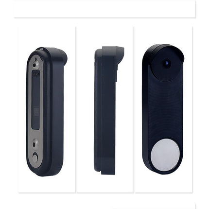 Black Silicone Doorbell Cover For Google Nest Hello Battery