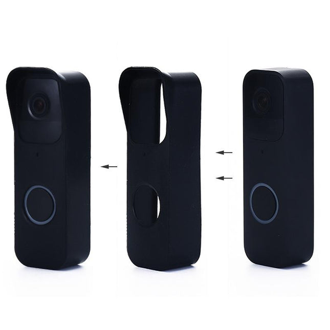 Black Silicone Cover For Blink Wireless Doorbell