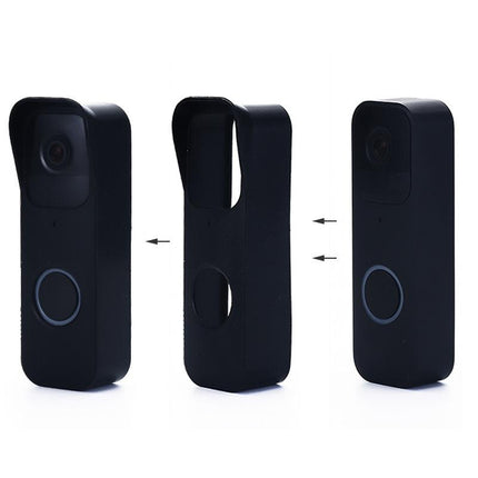 Black Silicone Cover For Blink Wireless Doorbell