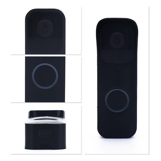 Black Silicone Cover For Blink Wireless Doorbell