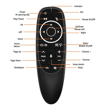 Smart Learning Voice Remote Control - G10 No Gyroscope