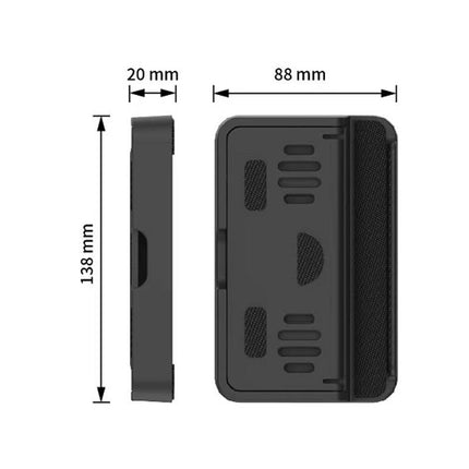 Adjustable Folding Stand + Trackpad Sticker Set For Steam Deck
