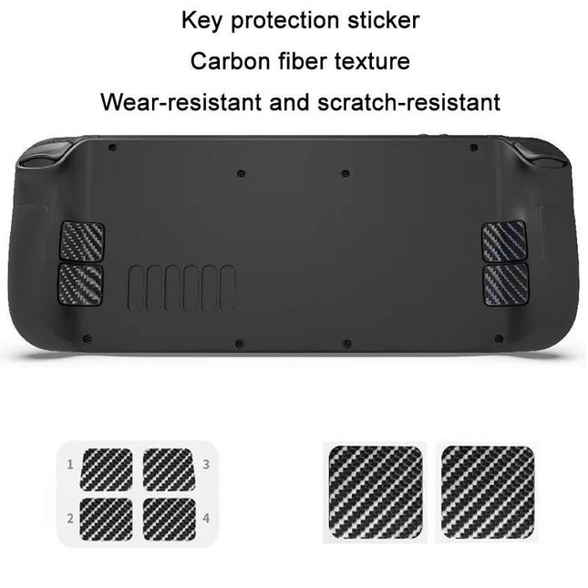 Adjustable Folding Stand + Trackpad Sticker Set For Steam Deck