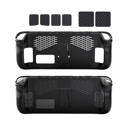 Tpu Case + Touchpad Sticker For Steam Deck Handheld - Compact Protection