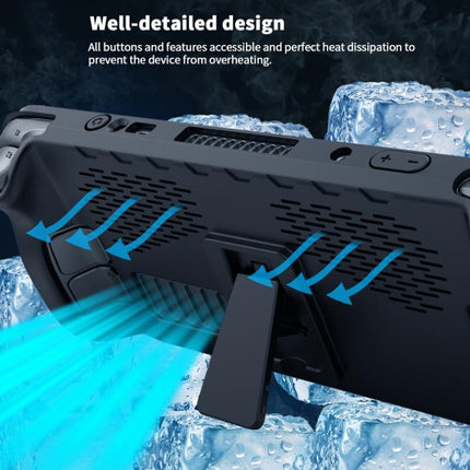 Tpu Case + Touchpad Sticker For Steam Deck Handheld - Compact Protection