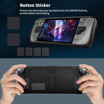 Tpu Case + Touchpad Sticker For Steam Deck Handheld - Compact Protection