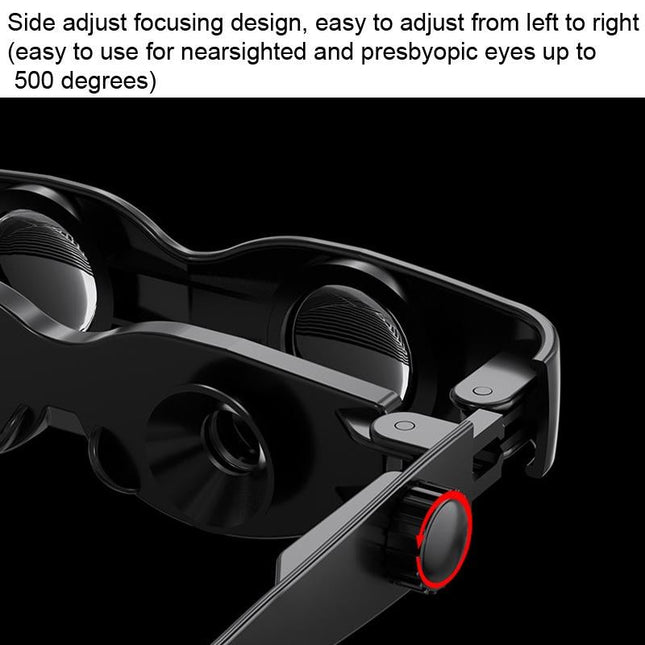 Adjustable Focus Fishing Binoculars - Hardcover Glass Type