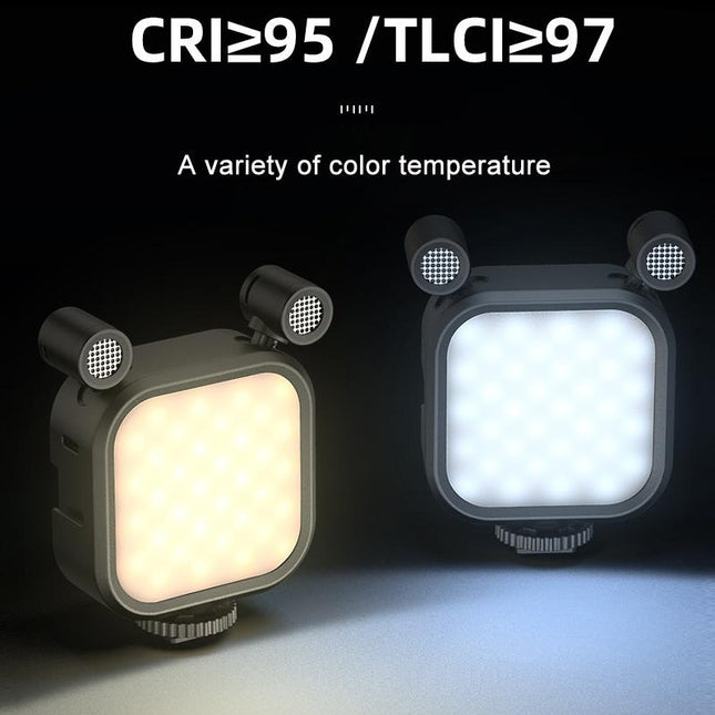 Multi-Angle Stereo Microphone With Rgb Lights