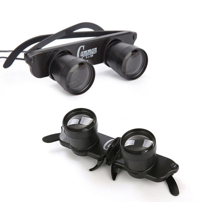 Adjustable Focus Fishing Binoculars - Glass Type 3 X 28