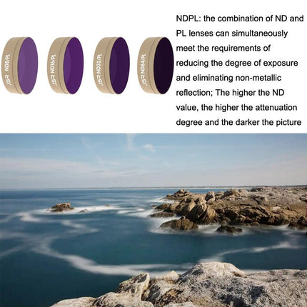 Nd16 / Pl Filter For Dji Action Camera - Lg Style