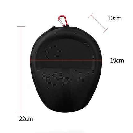 Compact Headphone Storage Bag - Black
