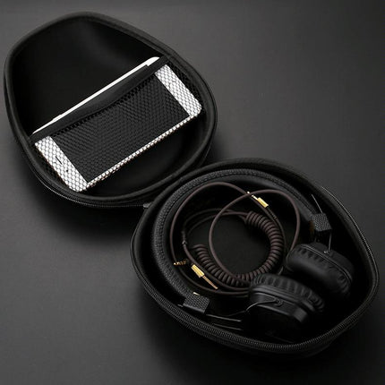 Compact Headphone Storage Bag - Black