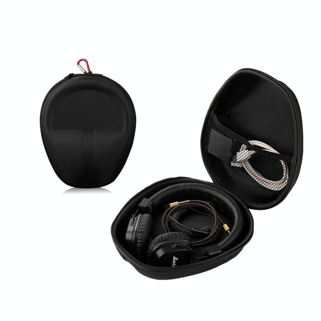 Compact Headphone Storage Bag - Black