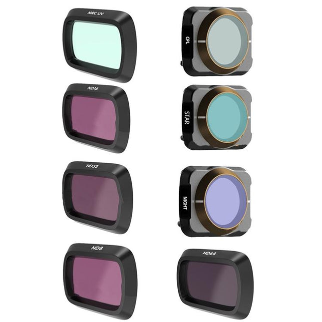 Motion Camera Filter For Dji Mavic Air 2 - Uv Cpl Nd8-64 Star Anti-Light