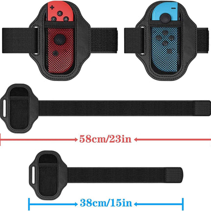Flexible Joycon Leg Strap With Adjustable Band