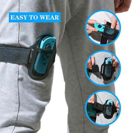 Flexible Joycon Leg Strap With Adjustable Band