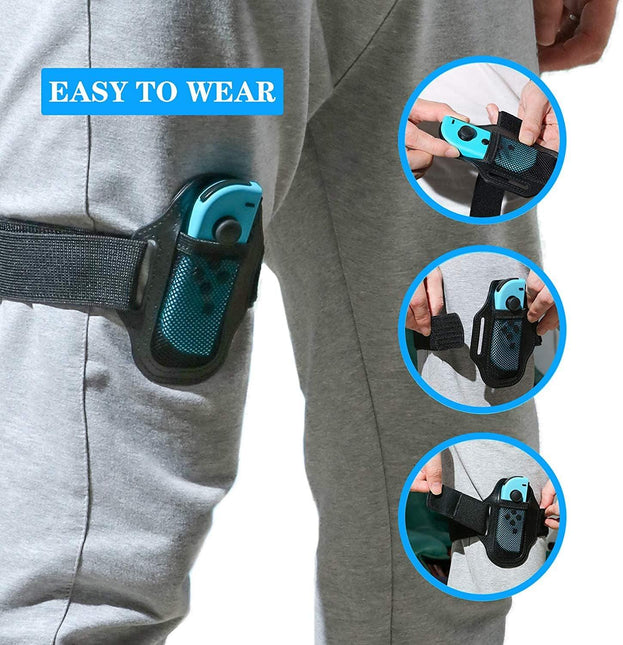 Flexible Joycon Leg Strap With Adjustable Band