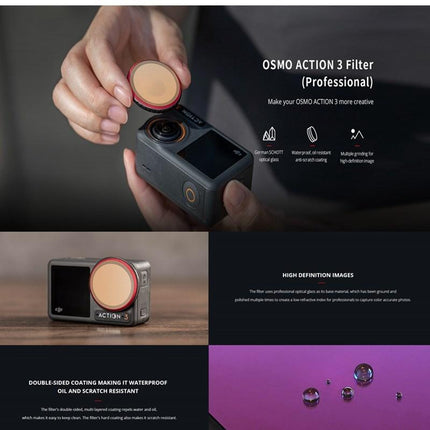 Pro Version Uv Filter For Dji Action 3 Camera Lens