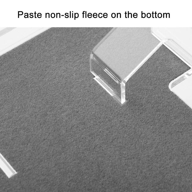 Wall Mount Audio Organizer For Amazon Echo Show 5 - 5.5-Inch Transparent