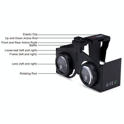 Portable Vr Headset - Foldable & Panoramic