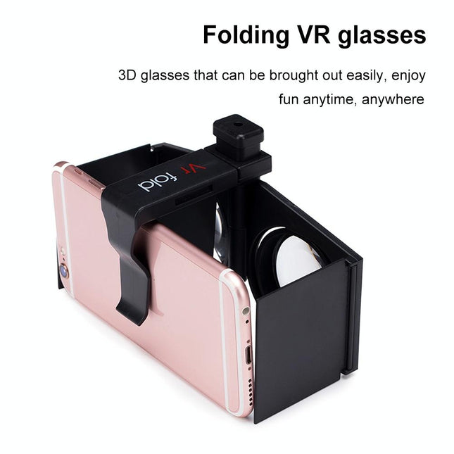 Portable Vr Headset - Foldable & Panoramic
