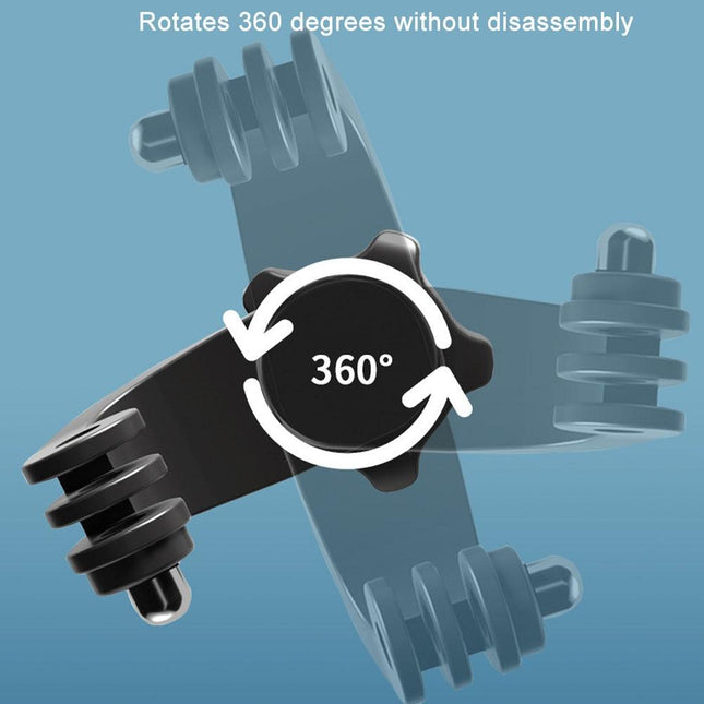 Universal Action Camera Adapter - Vertical & Horizontal Shoot - 2 Pack