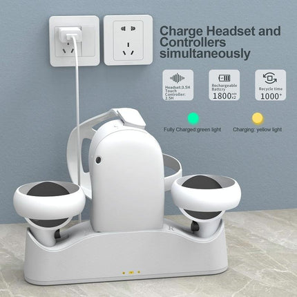 Meta Quest Magnetic Charger With Vr Grip