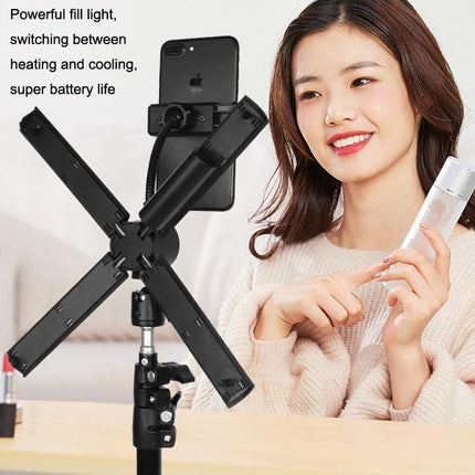 Portable Beauty Live Fill Light For Mobile Phones - Foldable Charging Model