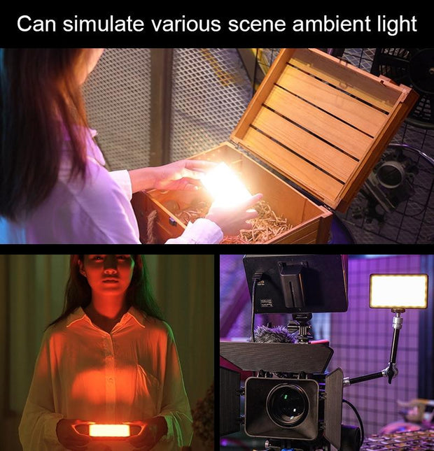 Mini Rgb Photography Fill Light With 52 Leds