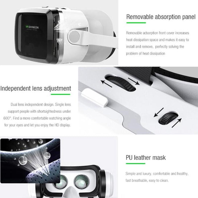 Wireless 3D Vr Headset - Vrshinecon G04Bs