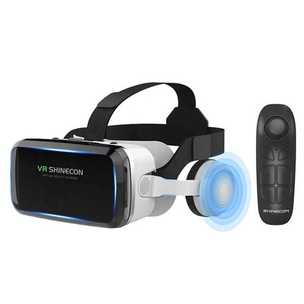 Wireless 3D Vr Headset With Bluetooth - Compact