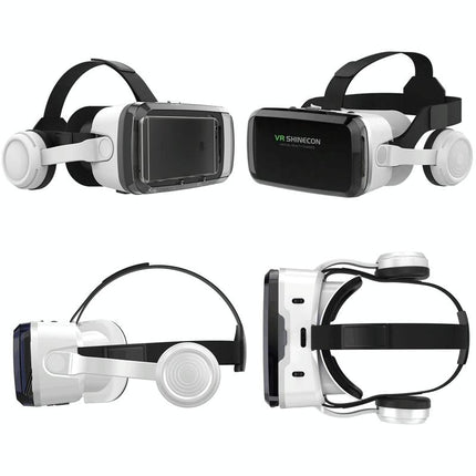 Wireless 3D Vr Headset With Bluetooth - Compact