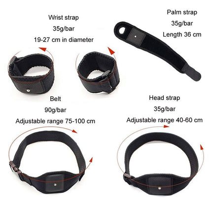 Vive Game Tracker Strap Set - 2 Wristbands 1 Belt
