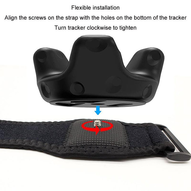Vive Game Tracker Strap Set - 2 Wristbands 1 Belt