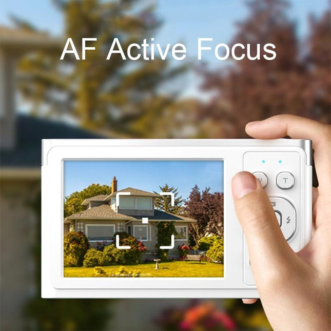 4K 8X Optical Zoom Telescopic Lens Digital Camera With Card Reader & 16G - Pink