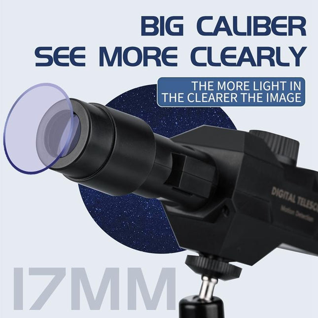 Wireless Motion Detection Monocular With Metal Tripod - 70X Magnification