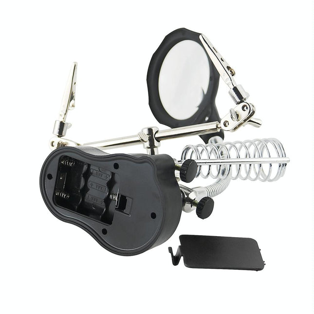 Led Light Watch Repair Magnifier With Stand And Clip