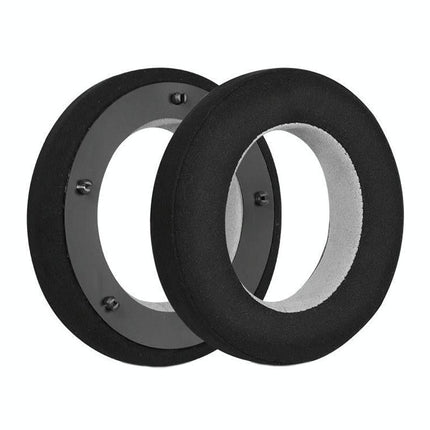 Breathable Leather Headset Cover For Focal Clear Mg Pro - Black / Gray 2 Pack