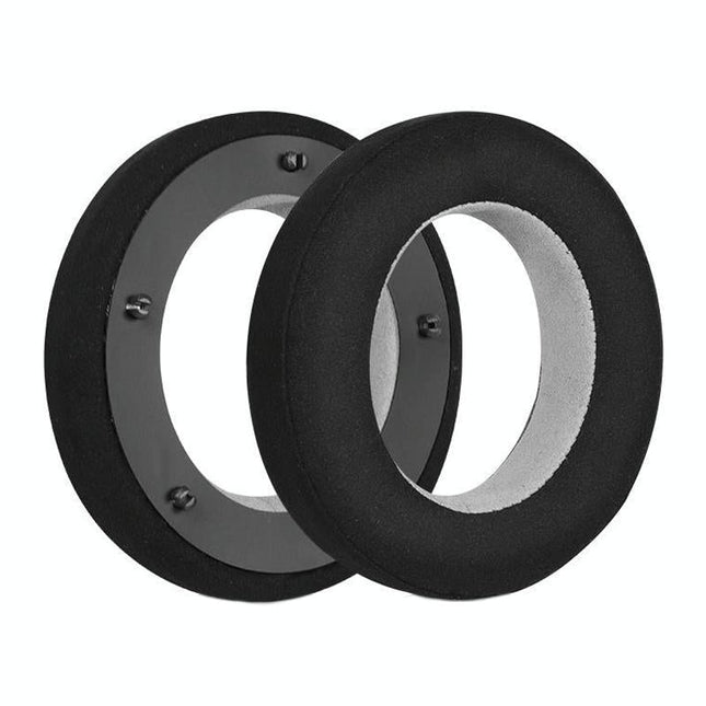 Breathable Leather Headset Cover For Focal Clear Mg Pro - Black / Gray 2 Pack