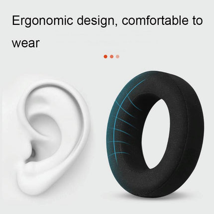 Breathable Leather Headset Cover For Focal Clear Mg Pro - Fiber Gray 2 Pack