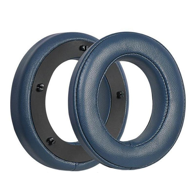Breathable Leather Headset Cover For Focal Clear Mg Pro - Dark Blue 2 Pack
