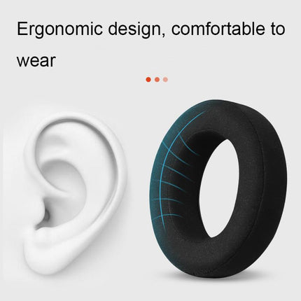 Breathable Leather Headset Cover For Focal Clear Mg Pro - Dark Blue 2 Pack