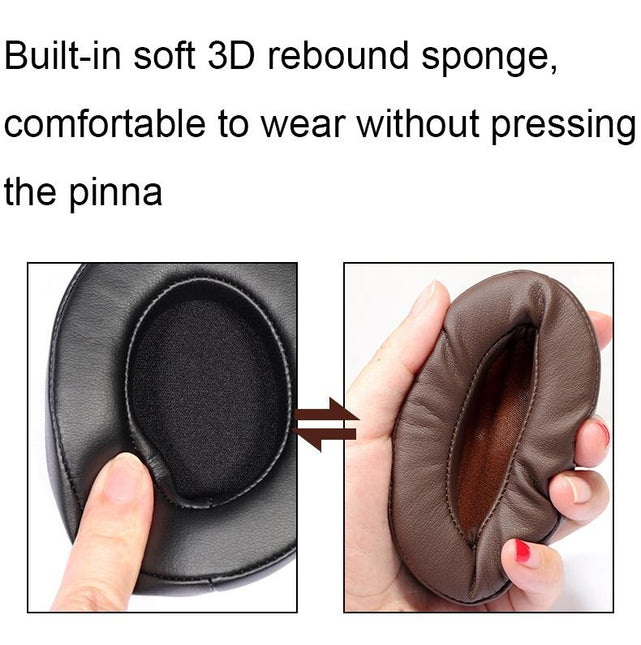 Soft And Breathable Headset Covers For Edifier W855Bt - Black